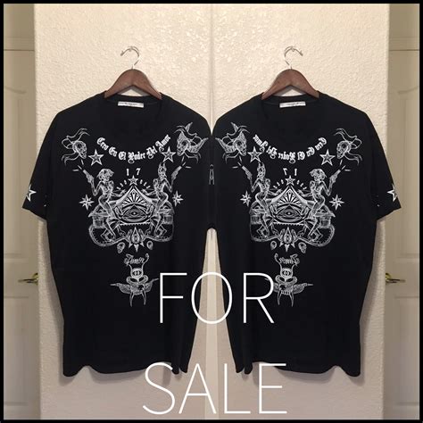 givenchy elmerinda tattoo gotika print columban fit t shirt|Mens Givenchy T.